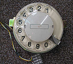 Rückfrageapparat RüAp 612, Nummernschalter